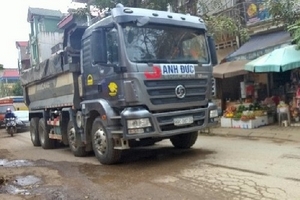 Thị xã Phúc Yên- Vĩnh Phúc: Ai “ bảo kê” cho xe quá khổ quá tải lộng hành