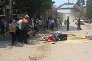 Thanh Hóa: Cán tử vong hai mẹ con, tài xế chạy xe bỏ trốn