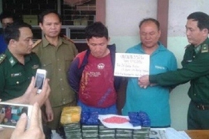 Nghệ An: Hai người Lào mang 36 bánh heroin vào Việt Nam tiêu thụ