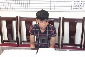 Hà Nội: Bắt "tên cướp 9x" có 2 tiền án hoành hành ở quận Hà Đông