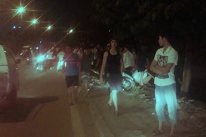 Hà Nội: Phát hiện thi thể cháy đen trên bãi cỏ