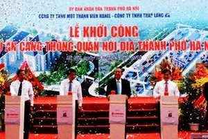 Hà Nội khởi công xây dựng dự án cảng thông quan nội địa