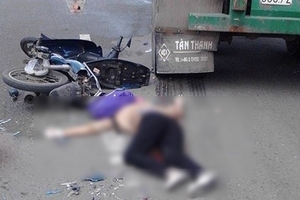 Cô gái trẻ bị xe cán chết thảm giữa ngã tư An Sương