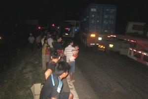 Thanh Hóa: 4 xe đầu kéo húc nhau liên hoàn