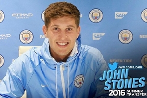 Man City chiêu mộ thành công trung vệ John Stones với giá 47,5 triệu bảng