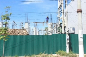 Công trình xây dựng 5 tầng vi phạm hành lang an toàn lưới điện cao áp