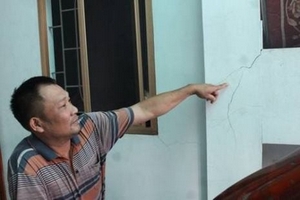 Thanh Hóa: Hàng nghìn hộ dân nơm nớp vì nhà nứt trong mùa mưa bão