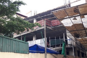 Ba Đình, Hà Nội: Dự án chậm tiến độ biến thành điểm trông giữ xe