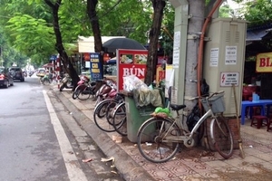 Phường Lê Đại Hành (Hà Nội): Nhức nhối vấn nạn vi phạm trật tự đô thị trên tuyến phố Hoa Lư