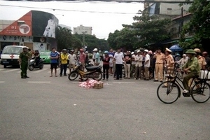 Thanh Hóa: Một người phụ nữ bị xe buýt cán tử vong