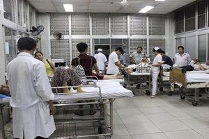 Y tế trực cấp cứu 24/24h ứng phó với bão số 7