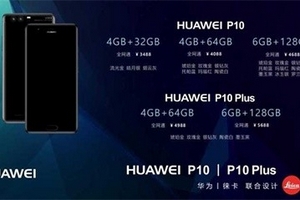 Huawei P10 và P10 Plus rò rỉ thông số kỹ thuật và giá bán