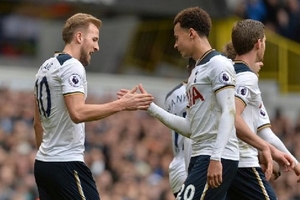 Tottenham lên vị trí thứ 2 nhờ công của Harry Kane