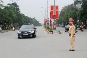 Phân luồng giao thông phục vụ giỗ Tổ Hùng Vương - Lễ hội Đền Hùng năm 2017