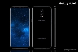 Xuất hiện bản thiết kế Galaxy Note 8 đẹp như mơ