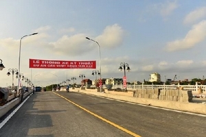 Cây cầu được thi công trong vòng 50 ngày