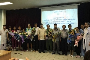 Bệnh nhân tai biến khi chạy thận ở Hòa Bình được xuất viện