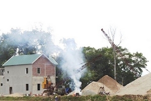 Đất thuê 50 năm vẫn ngang nhiên xây dựng nhà kiên cố