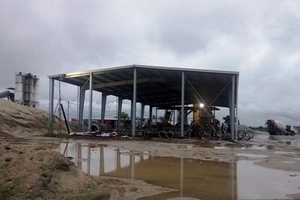 Hải Phòng: Công trình vi phạm hành lang đê bị xử phạt vẫn ngang nhiên tồn tại