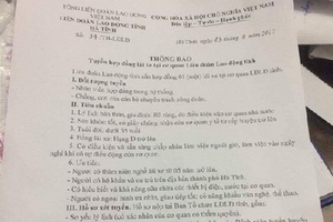 LĐLĐ Hà Tĩnh thừa nhận “ưu tiên con cán bộ” vụ xét tuyển trước, ra quy chế sau