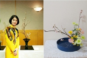 Câu chuyện về người phụ nữ Việt học Ikebana 8 năm tại Nhật vì yêu hoa