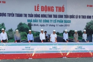 Xây dựng tuyến tránh Thị trấn Đông Hưng, Thái Bình QL 10 hơn 400 tỷ đồng