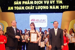 Shelink đạt TOP 10 “Sản phẩm – Dịch vụ Uy Tín, An Toàn, Chất lượng” năm 2017