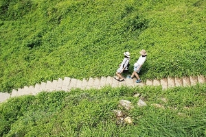 Đón gió và đắm mình giữa thiên nhiên bao la ở Mũi Nghinh Phong