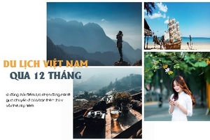 Du lịch Việt Nam qua 12 tháng