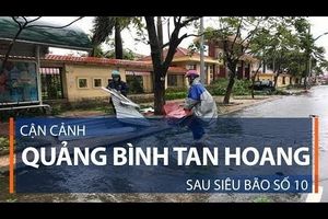 Cận cảnh Quảng Bình tan hoang sau bão số 10