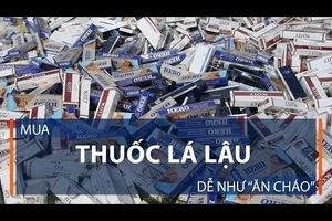 Mua thuốc lá lậu dễ như “ăn cháo”