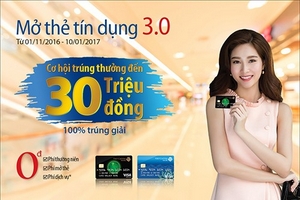 Ngân hàng Bản Việt khuyến mãi 30 triệu đồng và 5000 dặm bay cho khách hàng mở thẻ Visa