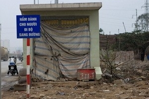 Hầm bộ hành, cầu vượt ở Hà Nội chưa đạt hiệu quả