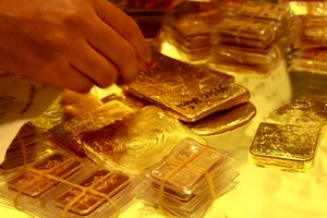 Vàng tăng lên 47,45 triệu đồng/lượng