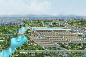 2 triệu đồng/m2 nhà phố thương mại Green River City