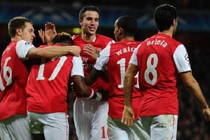 Chấm điểm và Video trận Arsenal – Dortmund: Pháo thủ không chỉ có Van Persie