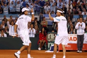 Chung kết Davis Cup: Argentina thắng TBN ở trận đánh đôi