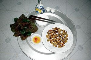 Con lậy - một món ăn đặc sản của Quảng Ngãi
