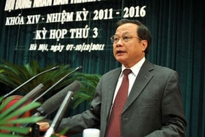 Năm 2011: Tăng trưởng kinh tế của Hà Nội chỉ đạt 10,1%