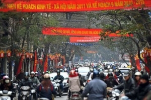 Hà Nội cấm taxi giờ cao điểm trên 15 tuyến phố