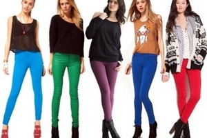 7 cách mix đồ với jegging màu