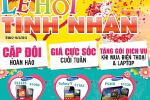 Điện thoại cặp đôi giá sốc dịp Valentine