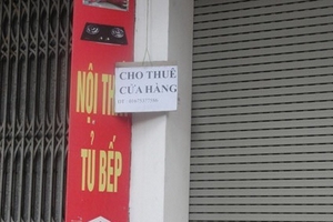 Mặt bằng cho thuê ế ẩm