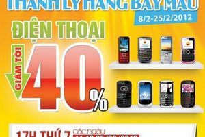 Thanh lý hàng bày mẫu – Giảm giá tới 40%