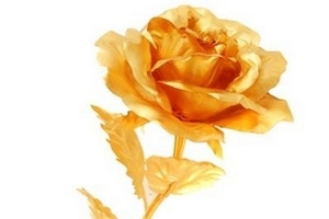 Lễ tình nhân: 2 triệu đồng 1 bông hồng mạ vàng