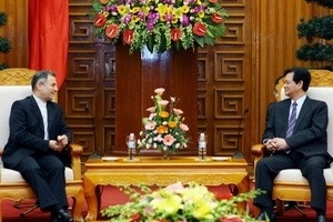 Thủ tướng Nguyễn Tấn Dũng tiếp Đại sứ của Iran