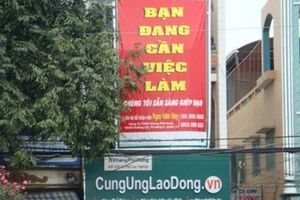 Chợ người ở trung tâm môi giới