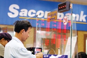 Cổ phiếu Sacombank nổi sóng