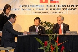 Quốc hội Chile đã thông qua FTA với Việt Nam