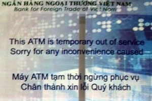 ATM Vietcombank "chán" hoạt động sau nghỉ lễ